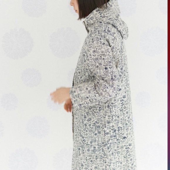 Mina Perhonen Raincoat Letter of Flower print NWT - Picture 7 of 12
